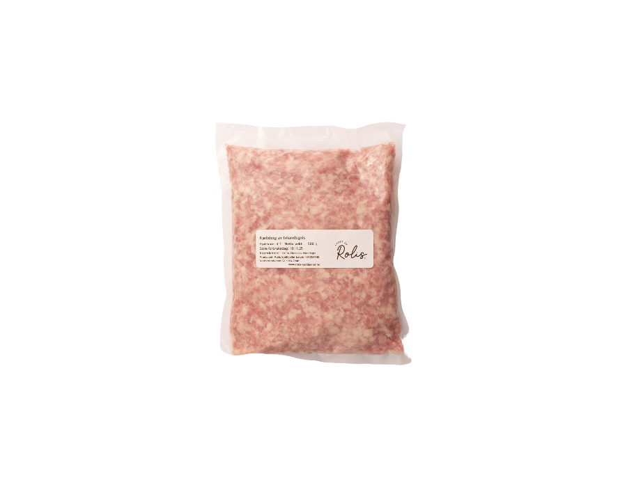 Kjøttdeig av frilandsgris 500g